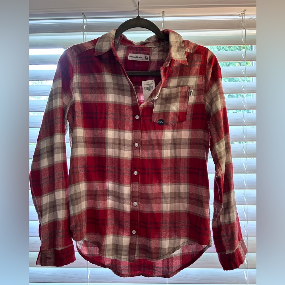 A&F Girls Flannel